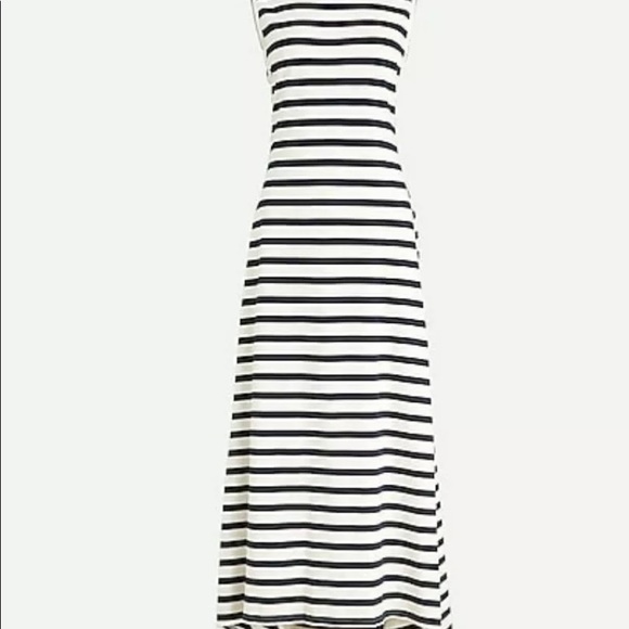 NWT J.Crew Asymmetrical Maxi Dress LT - Picture 3 of 11